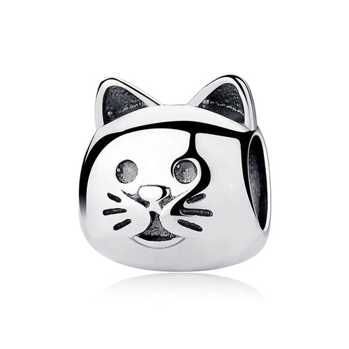 Original 925 Sterling Silver Charms Love Pets Dog Cat Paw Print