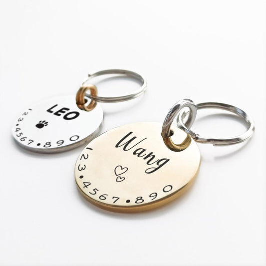 Personalized Pet Cat Dog Id Tag Collar Accessories Mw001 Custom